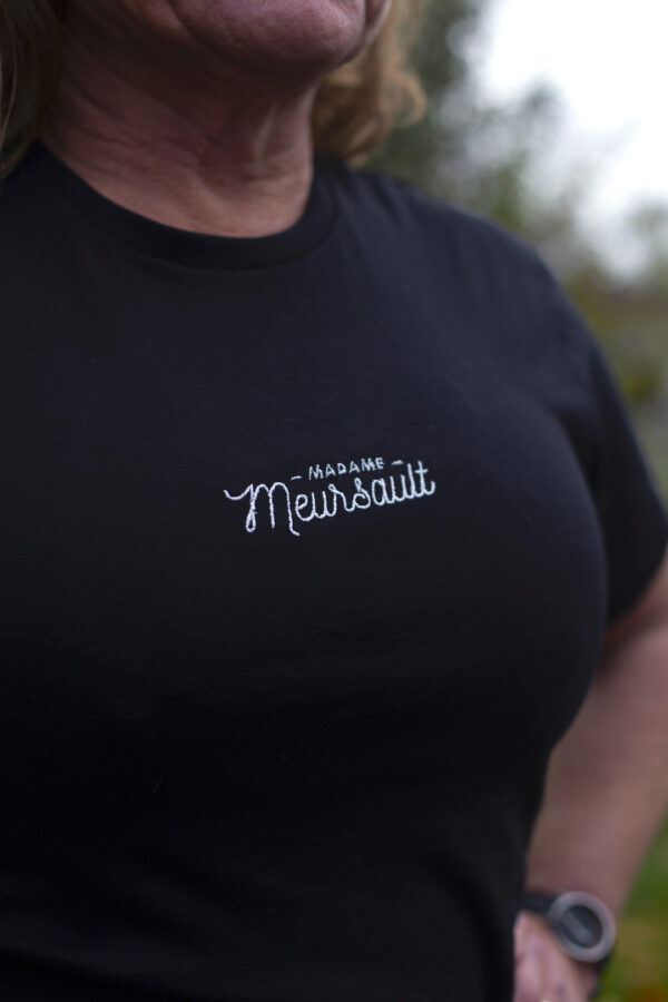 Tshirt met geborduurde opdruk 'Madame Meursault'